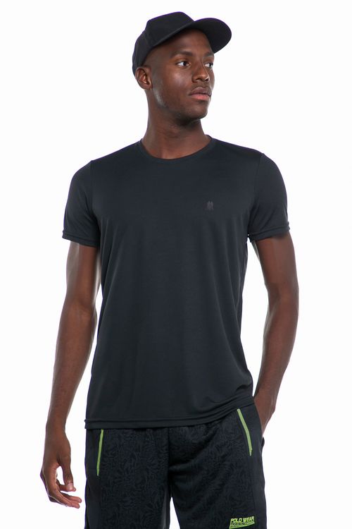 Camiseta Masculina Pw Sports Lisa Polo Wear Preto
