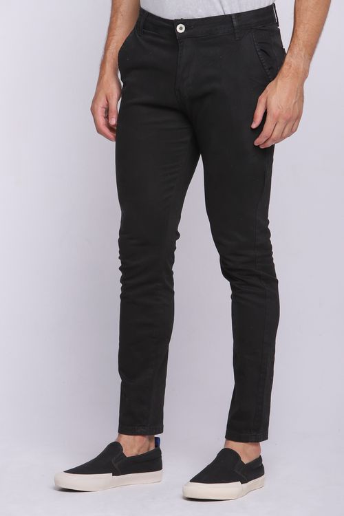 Calça Sarja Masculina Slim Asper Polo Wear Preto