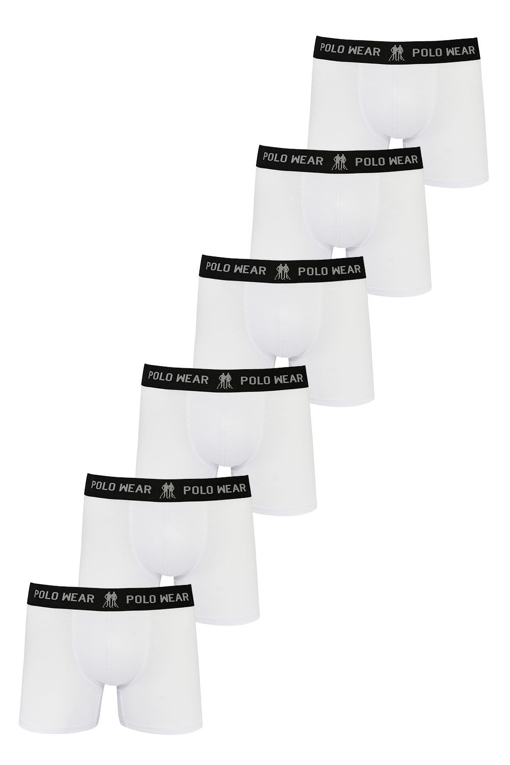 Kit 6 Cuecas Boxer Algodão Polo Wear - Polo Wear - Loja Oficial