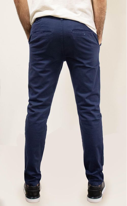 Calça Sarja Masculina Slim Asper Polo Wear Azul Médio