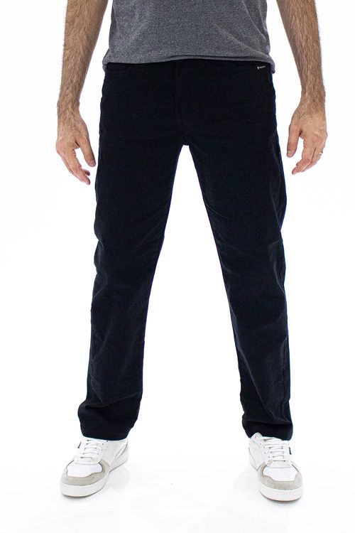 Calça Masculina Sarja Angeles Flex Polo Wear Preto