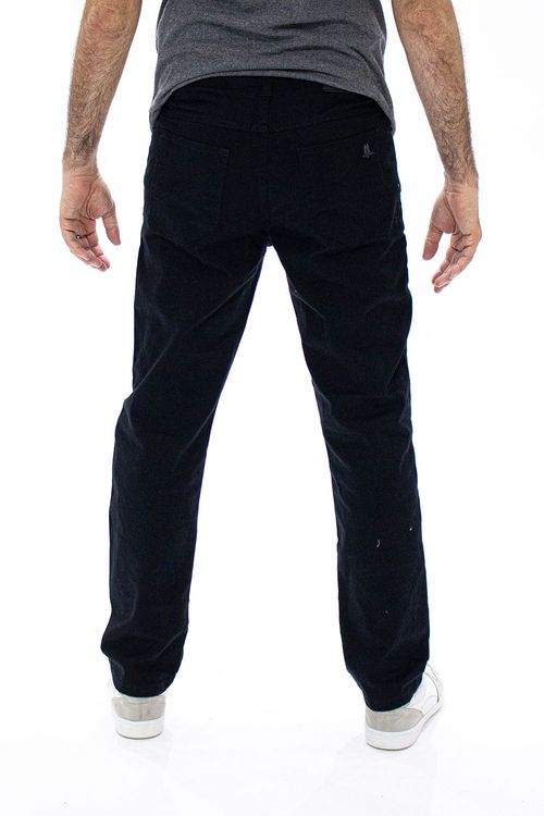 Calça Masculina Sarja Angeles Flex Polo Wear Preto