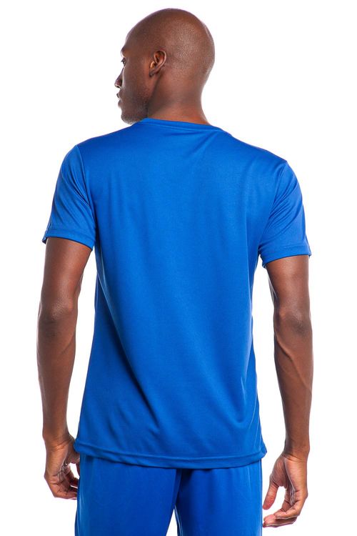 Camiseta Masculina Pw Sports Lisa Polo Wear Azul Médio