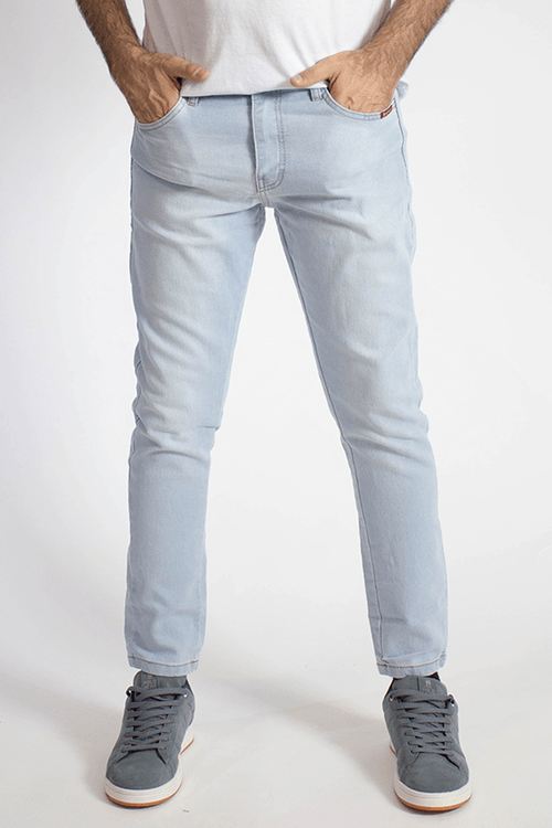 Calça Jeans Masculina Skinny Básica Polo Wear Jeans Claro