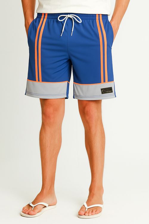 Bermuda Masculina Basquete Polo Wear Azul Escuro