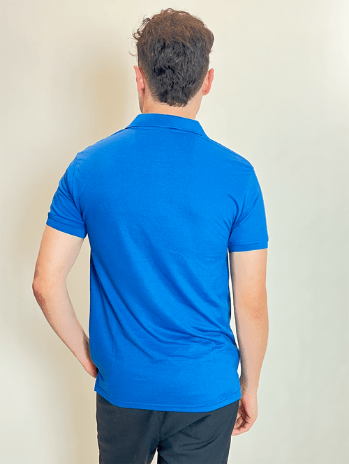 Polo Piquet Masculina Com Botão Polo Wear Royal