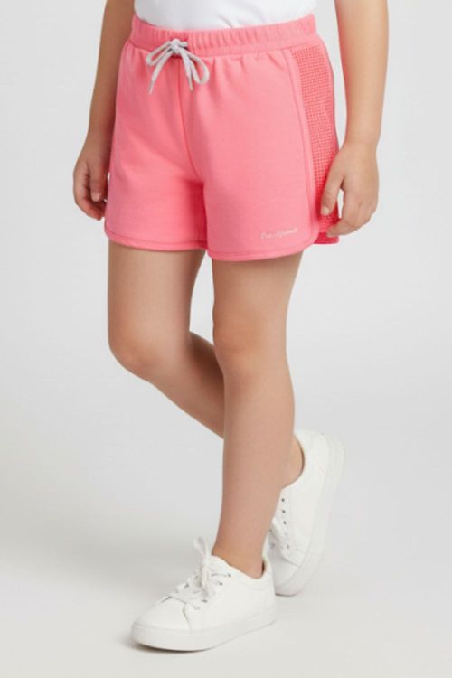 Short Feminino Infantil Happiness Polo Wear Rosa Médio