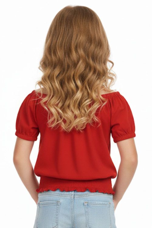 Blusa Feminina Infantil Happiness Polo Wear Rosa Médio