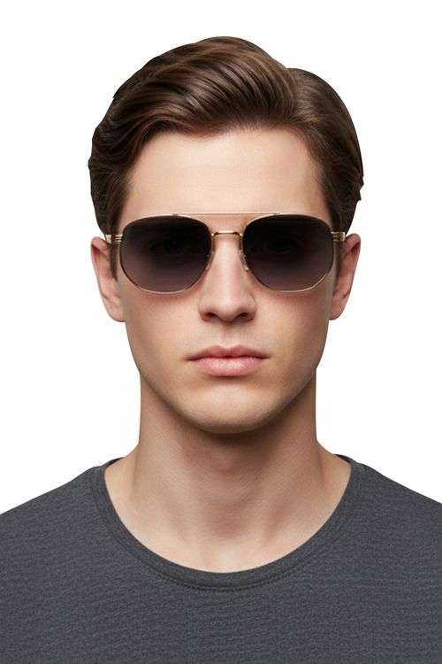 Óculos Masculino Aviador Polo Wear Preto