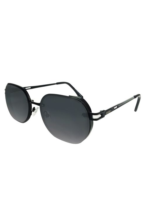 Óculos de Sol Masculino Hexagonal Polo Wear Preto