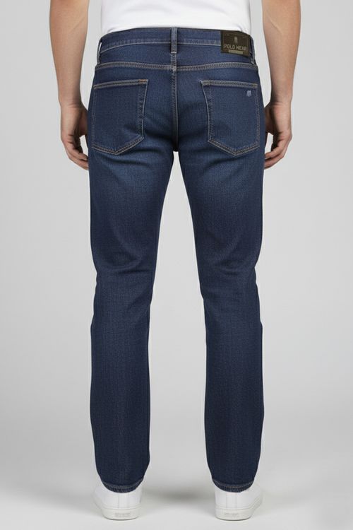 Calça Jeans Masculina Regular Básica Polo Wear Jeans Escuro