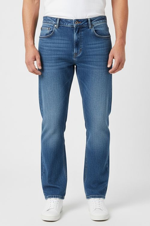 Calça Jeans Masculina Slim Polo Wear Jeans Medio