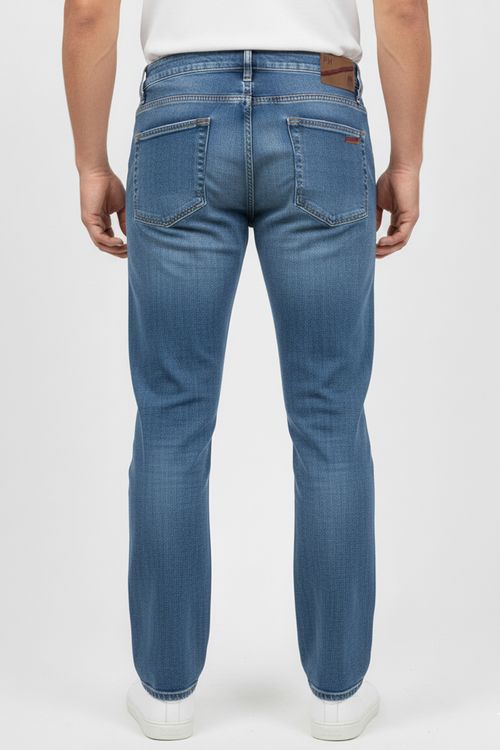 Calça Jeans Masculina Slim Polo Wear Jeans Medio