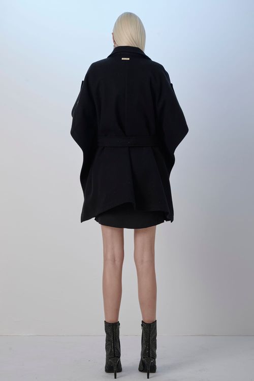 Casaco Feminino Lovely Liso Smk Preto