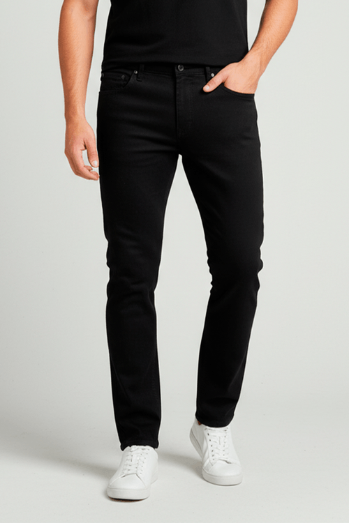 Calça Jeans Masculina Regular Bellini Polo Wear Preto