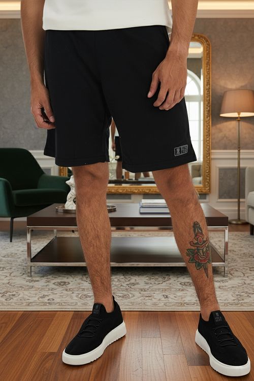 Kit 2 Bermudas Moletom Masculina Lisa Polo Wear Sortido