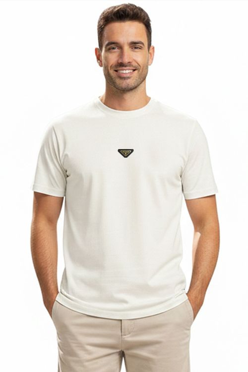 Camiseta Masculina Olímpica Polo Wear Off White