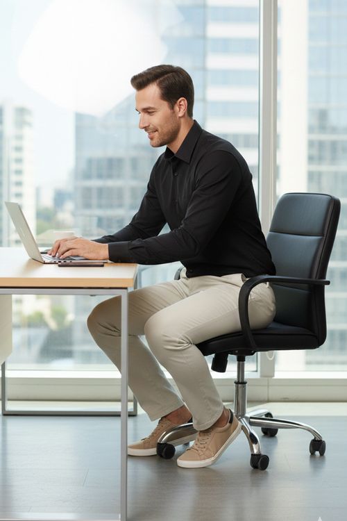 Camisa Masculina Slim Fit Premium Polo Wear Preto