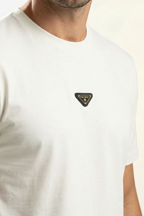 Camiseta Masculina Olímpica Polo Wear Off White