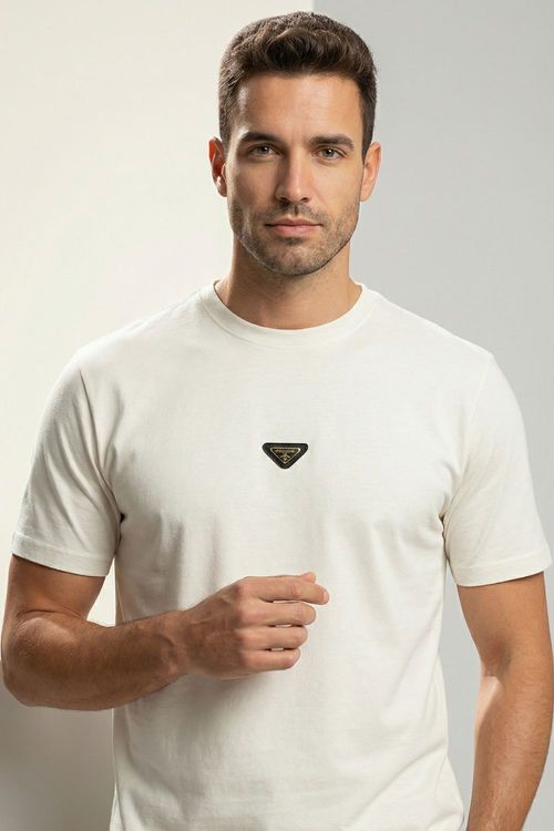 Camiseta Masculina Olímpica Polo Wear Off White