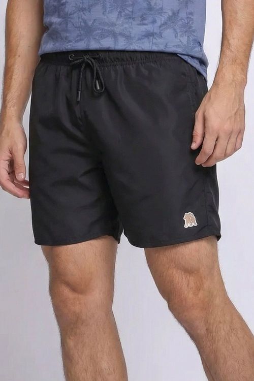 Short Vôlei Masculino Liso Polo Wear Preto