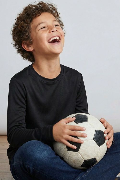 Camiseta UV Infantil Polo Wear Preto