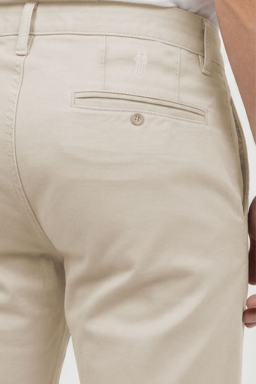 Calça de Sarja Masculina Confortável Polo Wear Caqui