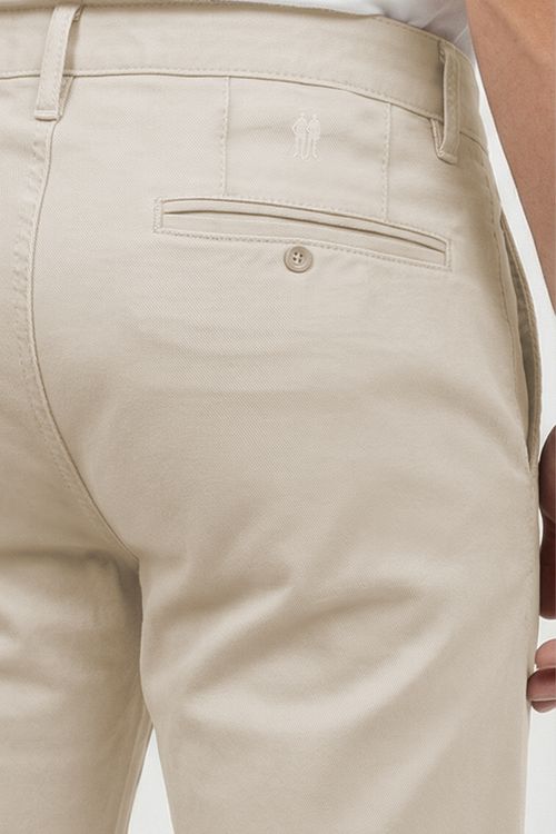 Calça Sarja Masculina Confortável Polo Wear Caqui