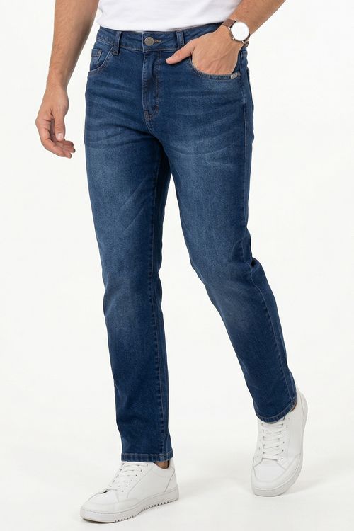 Calça Jeans Masculina Regular Confort Polo Wear