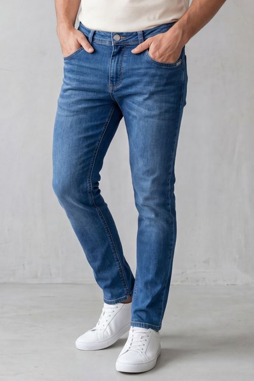 Calça Jeans Masculina Slim Nevada Polo Wear