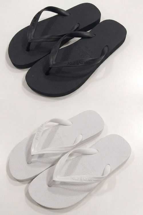 Kit 2 Chinelos Polo Wear Borracha Confortável Sortido