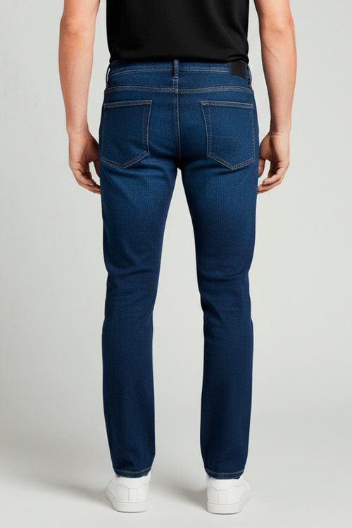 Calça Jeans Masculina Slim Stretch Polo Wear Jeans Escuro