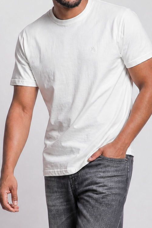 Camiseta Básica Confortável Polo Wear Branco