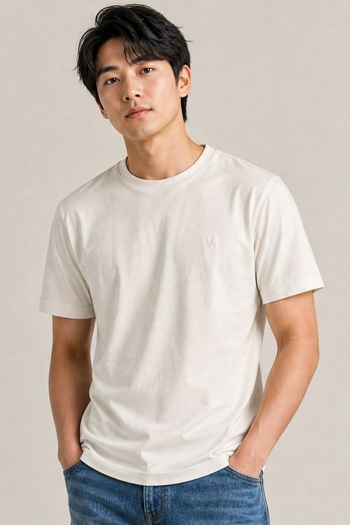 Camiseta Básica Confortável Polo Wear Off White