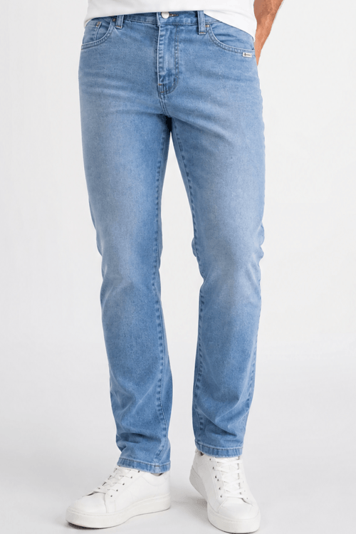 Calça Jeans Slim Básica Polo Wear Jeans Claro