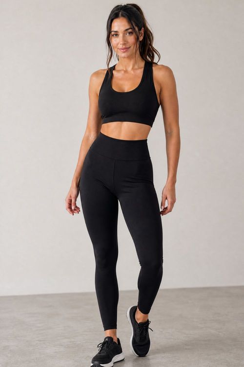 Top Nadador Fitness Com Bojo Polo Wear Preto