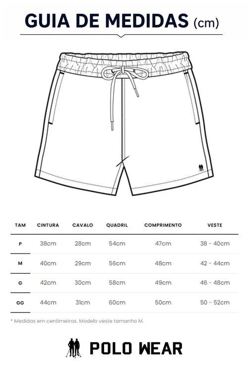 Kit 2 Shorts Vôlei Liso Esportivo e Confortável Polo Wear Sortido