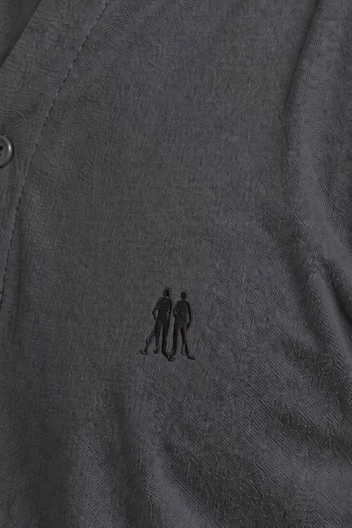 Polo Masculina Gola Portuguesa Polo Wear Cinza Escuro