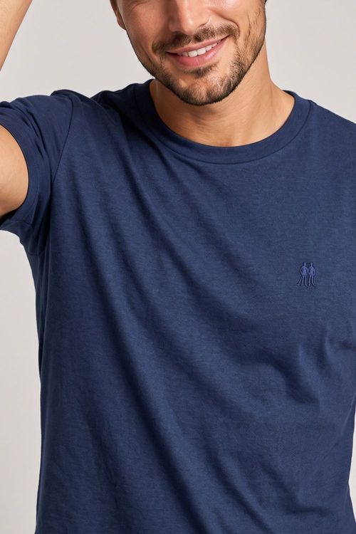 Camiseta Masculina Premium Algodão Polo Wear Azul
