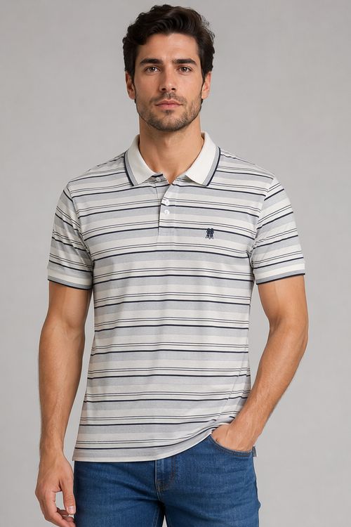 Polo Piquet Listrada Polo Wear Off White