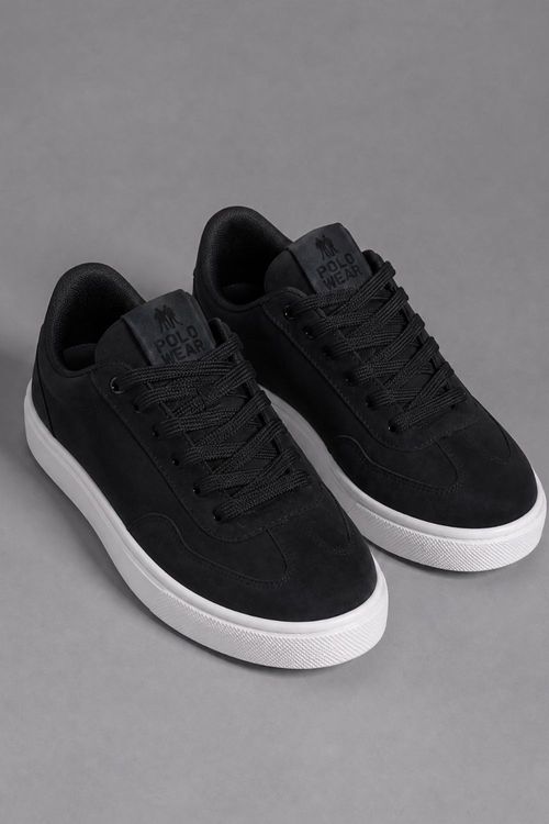 Tênis Casual Masculino Premium Leve e Confortável Polo Wear Preto