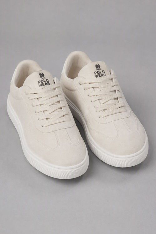 Tênis Casual Masculino Premium Leve e Confortável Polo Wear Off White