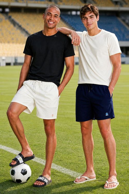 Kit 2 Shorts Vôlei Liso Confortável Polo Wear Sortido