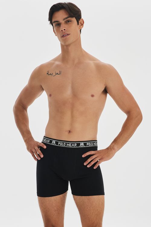 Kit 10 Cuecas Boxer Algodão Sem Costura Lateral Polo Wear