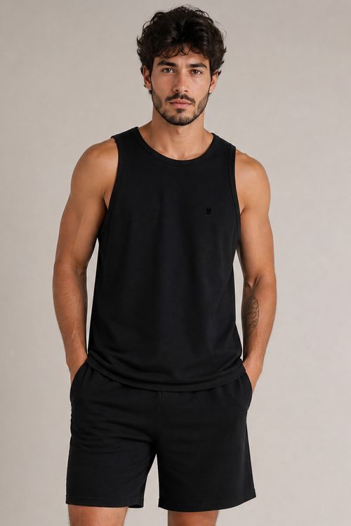 Kit 3 Regatas Masculinas Regular Polo Wear Sortido