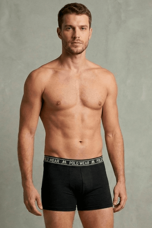 Kit 10 Cuecas Boxer Confortável Algodão Polo Wear