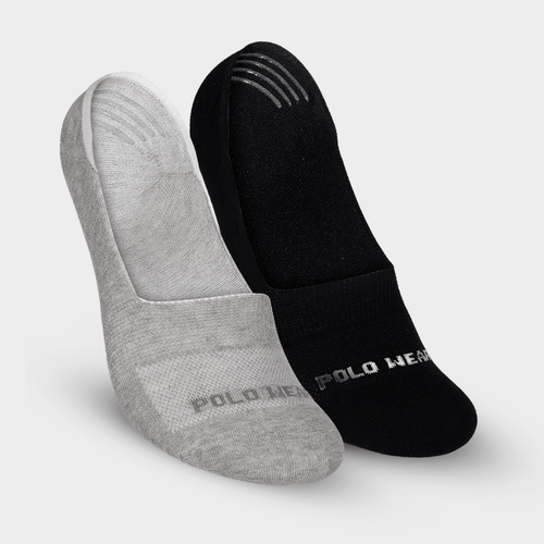 Kit 2 Pares De Meia Sapatilha Polo Wear